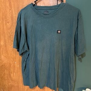 Vintage Dickies Workwear Tee – Forest Green Oversized Skate Style